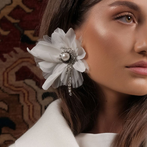 Flower Brooch Earring