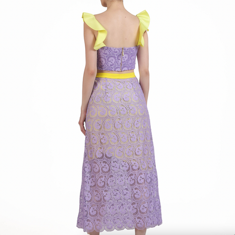 Lilac & Lemon co-ord top and skirt